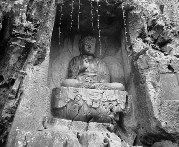 Buddha Carved in Rock Face, Hangzhou