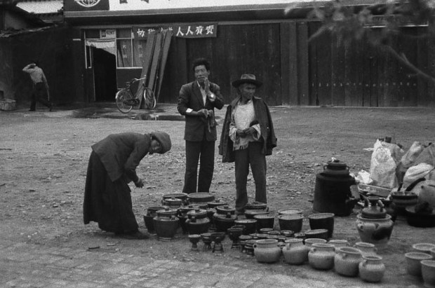 Pot Sellers, Lhasa, Tibet